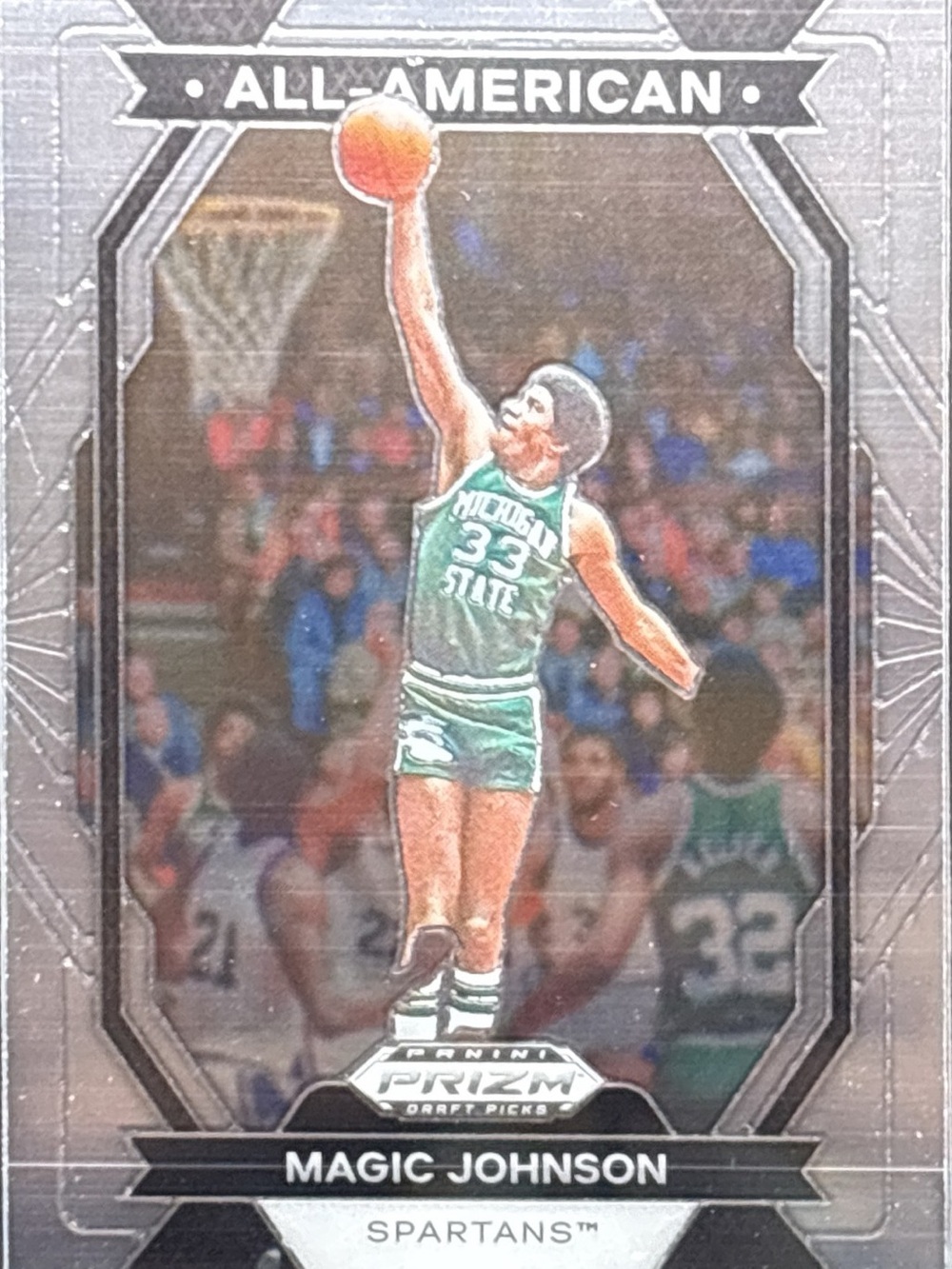 Panini Prizm Magic Johnson All-American Basketball Trading Card